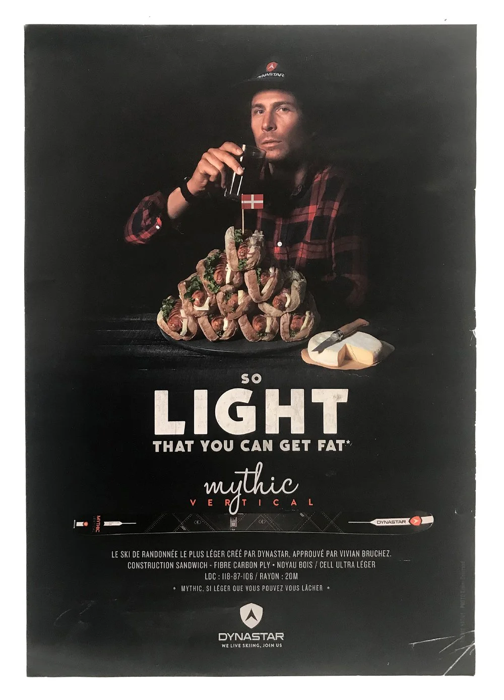 campagne publicitaire dynastar au studio cyclorama avec Vivien Bouchez avec du stylisme culinaire